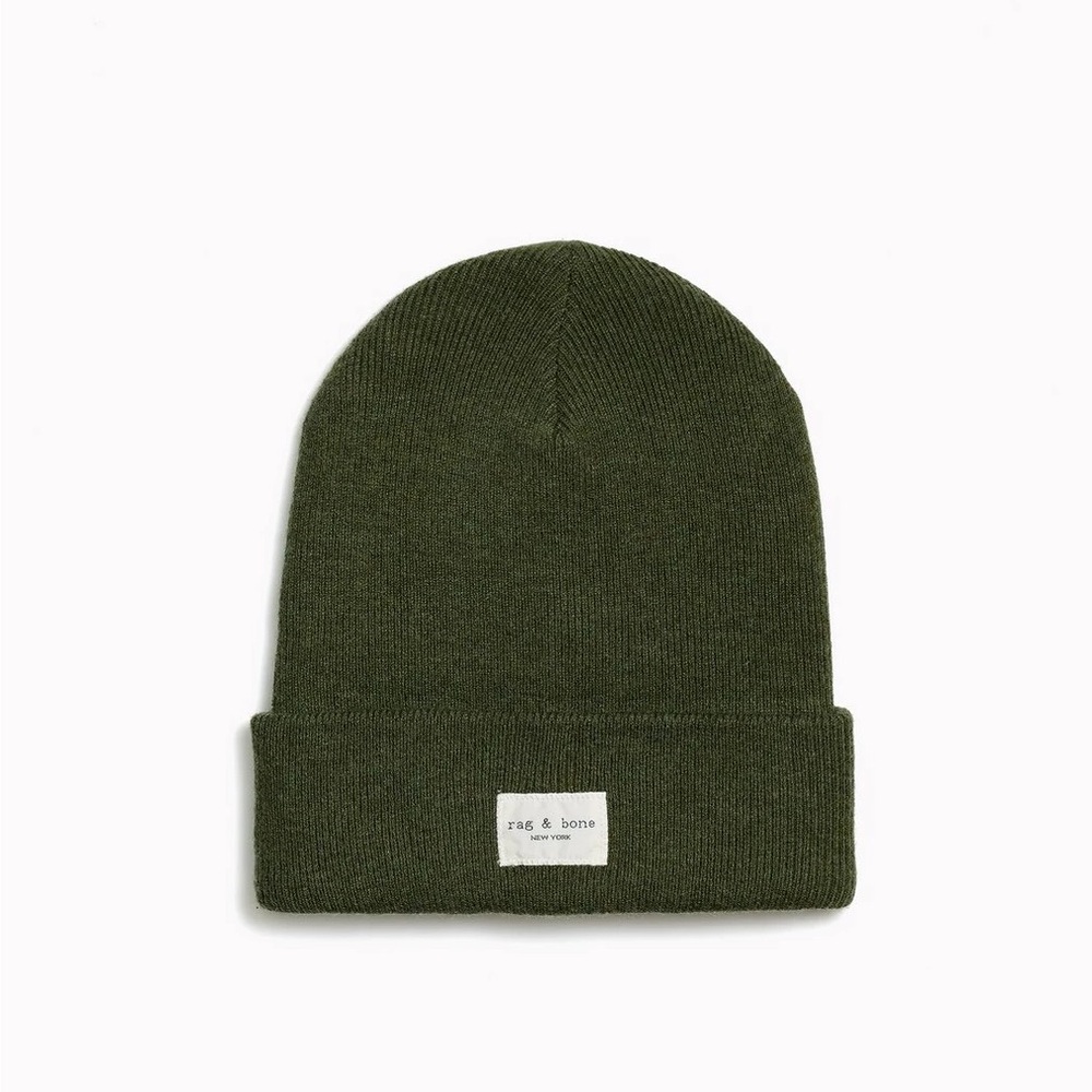 Rag & Bone Olive Green Beanie